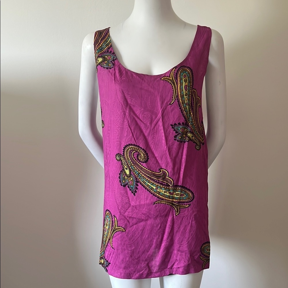 Dianne B Paisley Print  Women's Top Size M